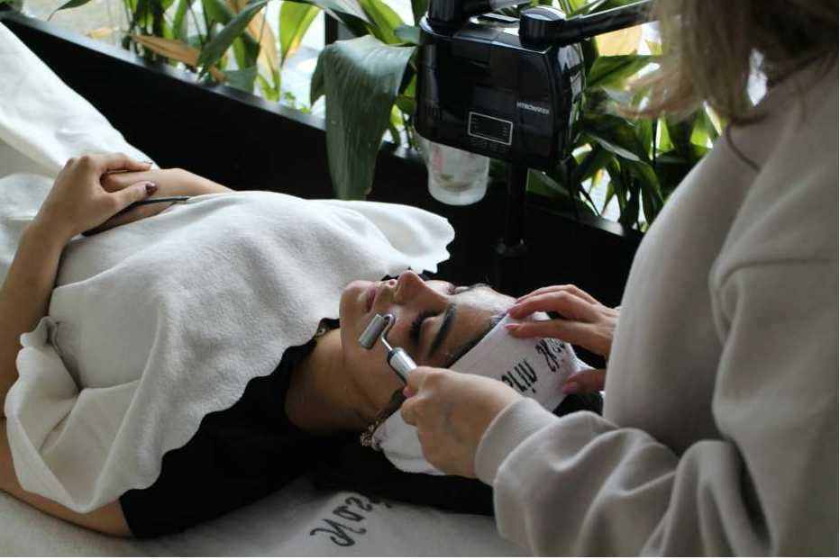 Spa pedicure setup